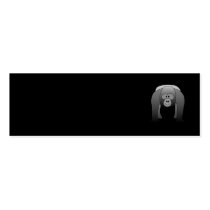 Silverback Gorilla Cartoon Business Card