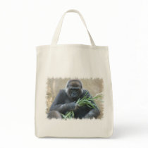 Silverback Gorilla Grocery Tote Bag