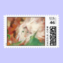 Silverhaired Summer postage stamp stamps