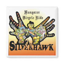 Silverhawk_Hangover Bicycle Ride Magnet by Silverhawkband Silverhawk_Hangover Bicycle Ride Magnet