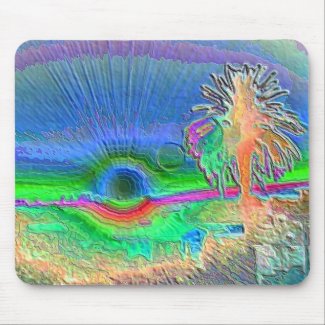 Silverlake Sunset Negative mousepad