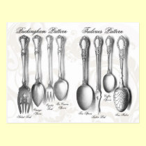 Silverware Collection postcards