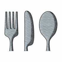 Silverware Topper embroidered shirts by ZazzleEmbroidery Silverware Topper embroidered shirts