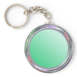 Silvery keychain for text, logo, image