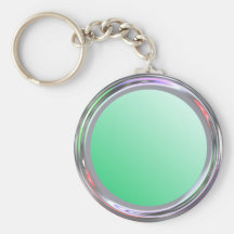Silvery keychain for text, logo, image