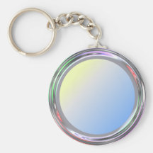 Silvery keychain for text, logo, image
