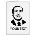 Silvio Berlusconi cards by Politicaltshirts Silvio Berlusconi cards