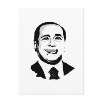 Silvio Berlusconi Postcard