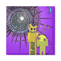 Sim-Sam & Tim-Tam The RoBoT Brothers magnets by 3DMOONMAN Sim-Sam & Tim-Tam The RoBoT Brothers magnets