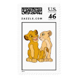 Simba and Nala Disney Stamp