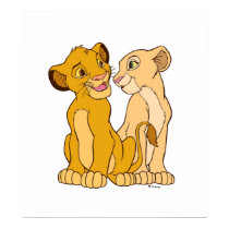 Simba and Nala Disney posters