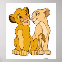 Simba and Nala Disney Print