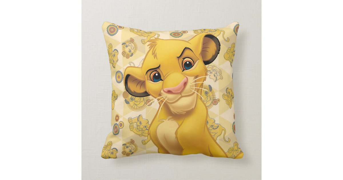 Simba Throw Pillow Zazzle