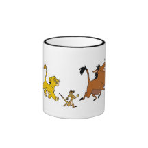 Simba, Timon, and Pumba Disney Coffee Mug