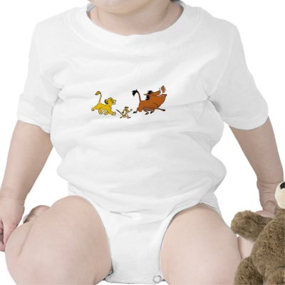 Simba, Timon, and Pumba Disney t-shirts