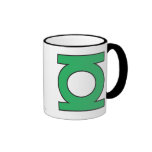 Símbolo de linterna verde tazas