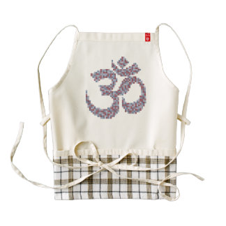 Símbolo de OM Delantal Zazzle HEART