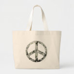 símbolo de paz florido bolsa