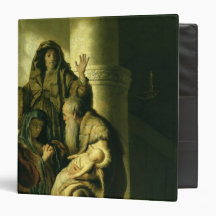 Simeon and Hannah in the Temple, c.1627 3 Ring Binder