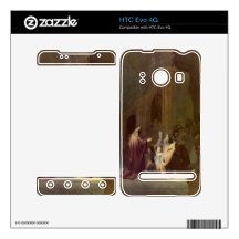Simeon in the temple by Rembrandt Skin For HTC Evo 4G