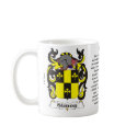 Simon Family Coat of Arms mug
