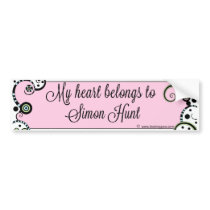 Simon Hunt Bumper Sticker
