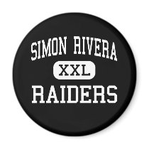 Simon Rivera - Raiders - High - Brownsville Texas magnets