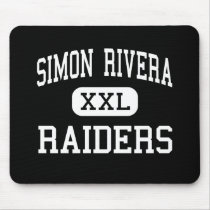 Simon Rivera - Raiders - High - Brownsville Texas mousepads by customteamsportswear Simon Rivera - Raiders - High - Brownsville Texas mousepads