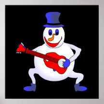 Simon The Snowman Print