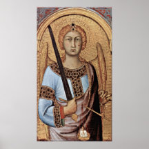 Simone Martini - St Michael Poster