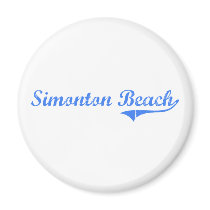 Simonton Beach Florida Classic Design Magnet