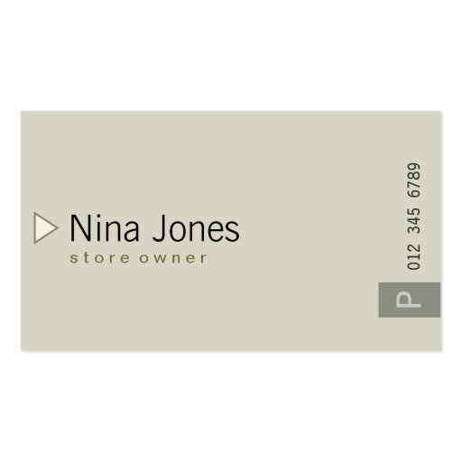 Simple #03 business card