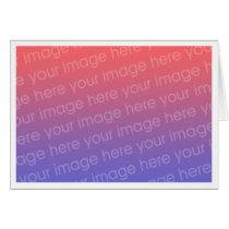 Simple 0.2 inch All Around White Border Template cards