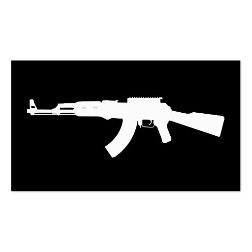simple ak47 business card (back side)