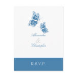 Simple Amparo Blue Butterfly RSVP 2