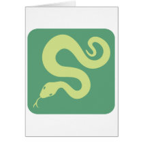 Simple Anaconda Greeting Card