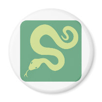 Simple Anaconda Refrigerator Magnets