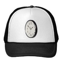 Simple analog clock hat