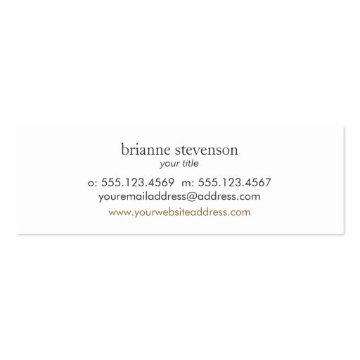 Simple and Elegant Beauty Black Linen Look Business Card Templates (back side)