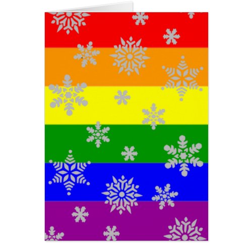 Simple and Elegant Gay Christmas Card