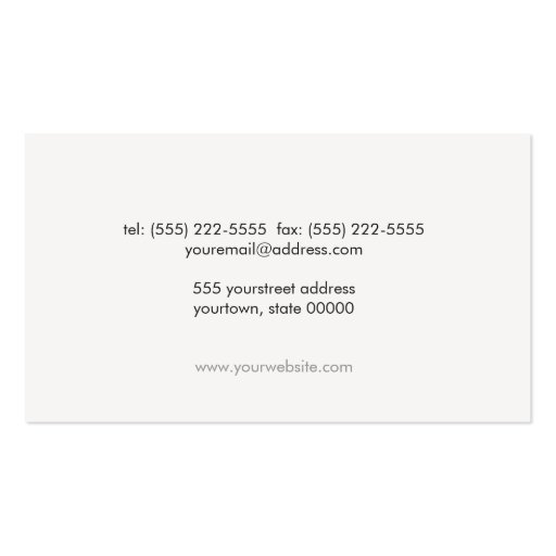 Simple and Elegant Justice Scale Attorney Business Card Template (back side)
