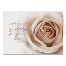 Simple and Sincere Sympathy Card