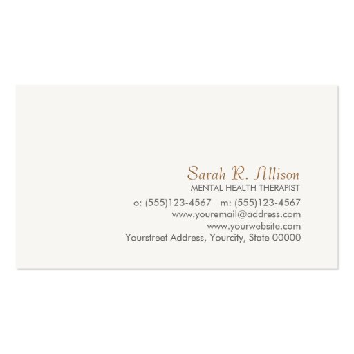 Simple and Sophisticated Business Card (front side)