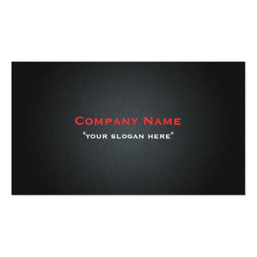 Simple and Sophisticated - Red Business Cards (back side)