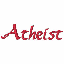 Simple Atheist Hoody embroidered shirts