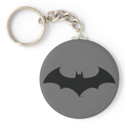 Simple Bat Silhouette Key Chain by batman BATMAN Design