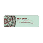 Simple Beauty Mandala - Return Address  Label labels