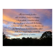 Simple Beauty of Nature Poster posters