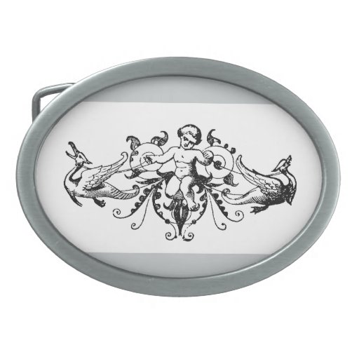 Simple belt buckle design Zazzle
