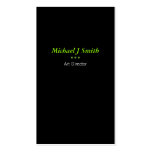 Simple Black Business Card Templates